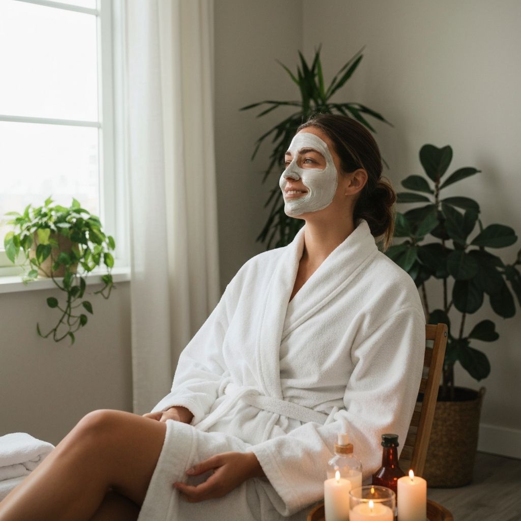 Momento de mascarilla facial